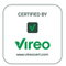 Zertifiziert von Vireo mit Website-Link www.vireocert.com